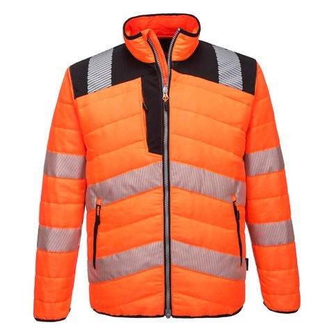 Portwest Hi-Vis Baffle Jacket Orange/Black PW371